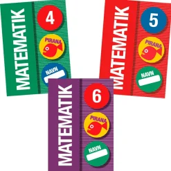 Pirana træningshæfte - Matematik: 4.-6. kl.|Børn Logik & Talforståelse|Matematik & Leg