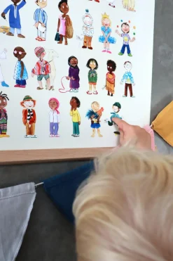 Ciha Plakat 50 x 70 cm - Børn som mig|Børn Til Børneværelset|Sprog & Leg