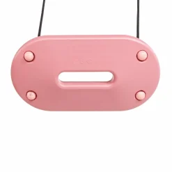 DICE Plastgynge 45 x 24 cm - Lyserød (sort reb)| Gynger