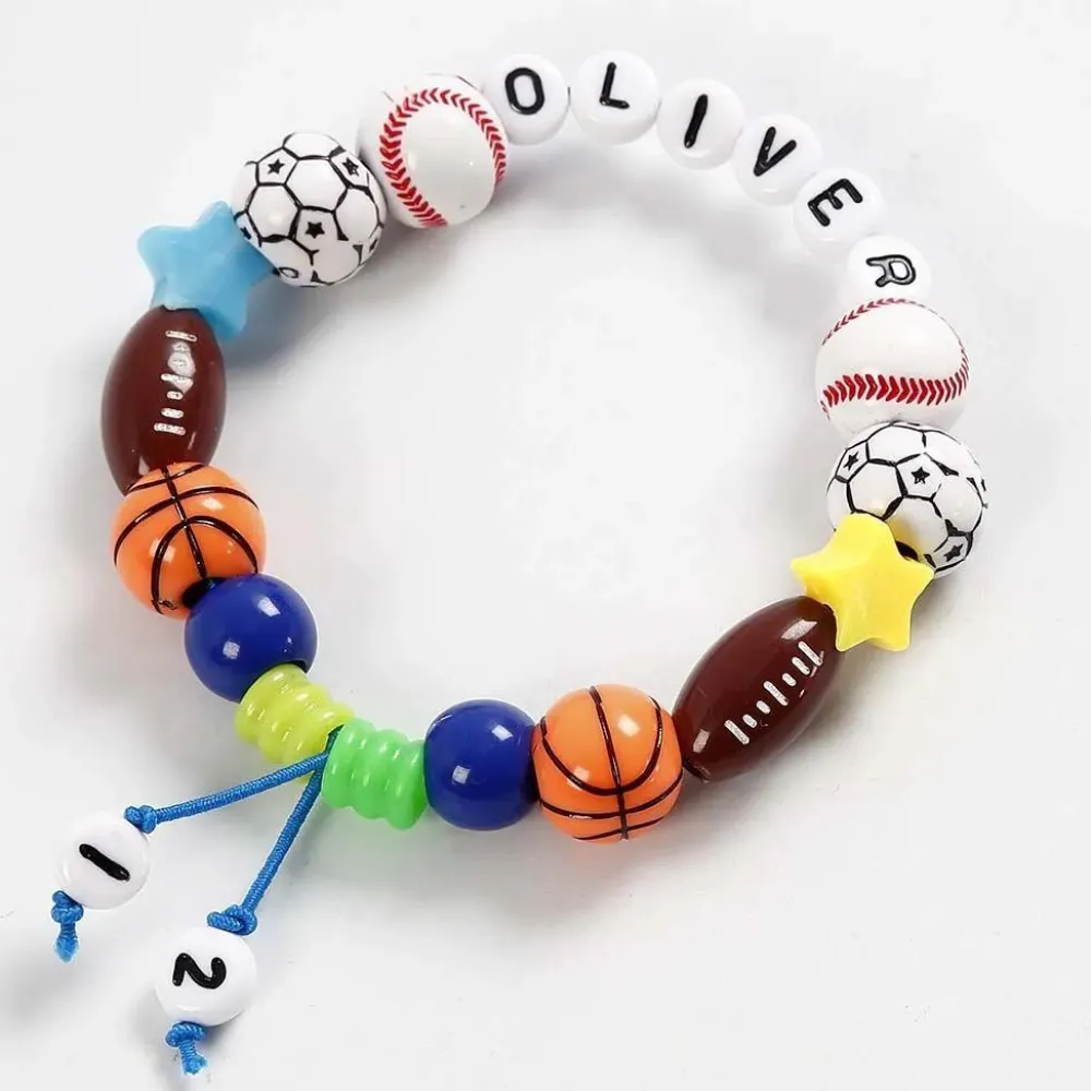 Creativ Company Plastperler - Bogstaver, 25 gr.| Lav Selv Smykker|Kreativ Leg
