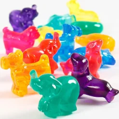Creativ Company Plastperler - Figurmix dyr, 55 gr. (ca. 32 stk)| Påske|Lav Selv Smykker