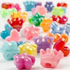 Creativ Company Plastperler - Figurmix 65 gr. (ca. 190 stk)| Påske|Lav Selv Smykker