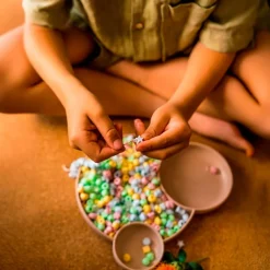 Dantoy Plastperler - Pastel, 1.580 stk| Lav Selv Smykker|Kreativ Leg