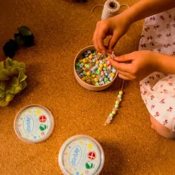 Dantoy Plastperler - Pastel, 280 stk| Lav Selv Smykker|Kreativ Leg