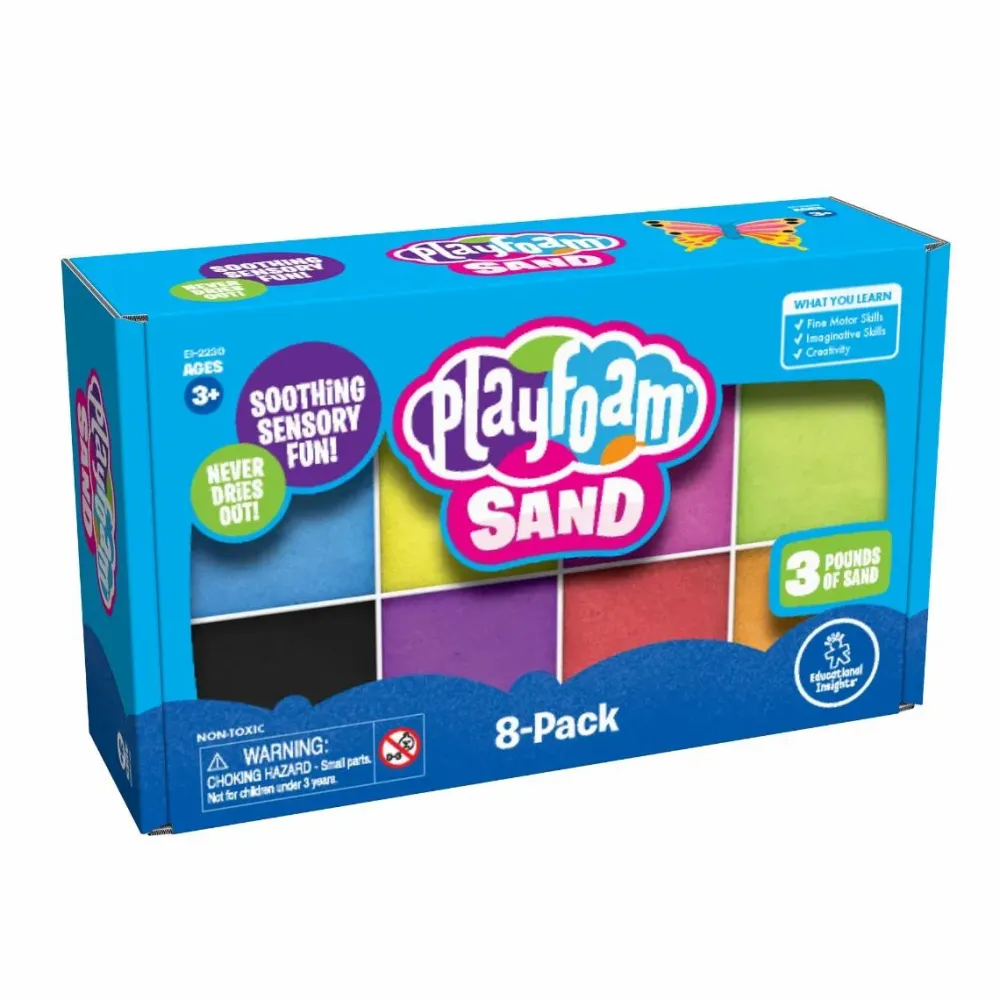 Learning Resources Playfoam Sand 8-pak| Taktil / Følesans|Anti-Stress Ting