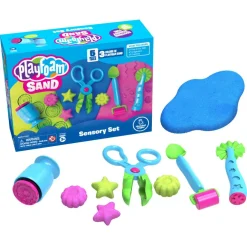 Learning Resources Playfoam Sand - Sansesæt m. redskaber| Taktil / Følesans|Anti-Stress Ting