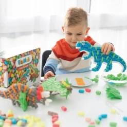 PlayMais Classic Fun To Play - Dinosaur, 500 stk| Økologisk Eller Bæredygtig|Kreativ Leg