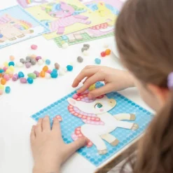 PlayMais Mosaic Dream - Enhjørning, 2.300 stk| Økologisk Eller Bæredygtig|Kreativ Leg