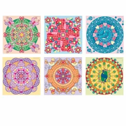 PlayMais Mosaic Trendy - Mandala, 3.000 stk| Økologisk Eller Bæredygtig|Kreativ Leg