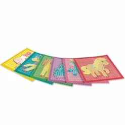 PlayMais Mosaik-kort - Eventyr, 4 x 6 stk| Kreativ Leg