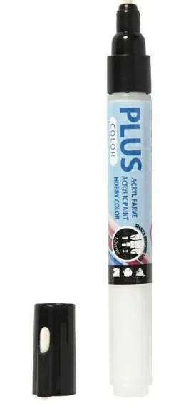 Creativ Company Plus Color tus - Hvid, 1 stk| Jul|Tegne- & Malegrej