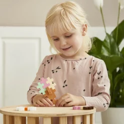 Plus-Plus BIG aktivitetssæt - Mad, 50 stk| Byggesæt|Tumlinge Legetøj