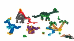 Plus-Plus - Lær at bygge dinosaurer, 600 stk| Dinosaur Legetøj