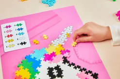 Plus-Plus - Puzzle By Number, Enhjørning 250 stk| Legetøj Til Ferien|Puslespil