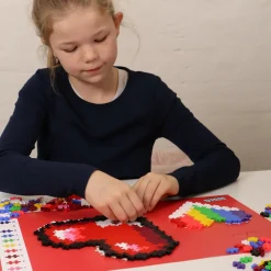 Plus-Plus - Puzzle By Number, Hjerter 250 stk| Puslespil|Byggesæt