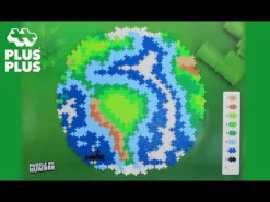 Plus-Plus - Puzzle By Number, Jorden 800 stk| Puslespil