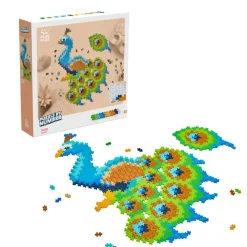 Plus-Plus - Puzzle By Number, Påfugl 800 stk| Puslespil|Byggesæt
