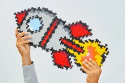 Plus-Plus - Puzzle By Number, Raket 500 stk| Legetøj Til Ferien|Puslespil