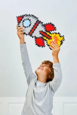 Plus-Plus - Puzzle By Number, Raket 500 stk| Legetøj Til Ferien|Puslespil