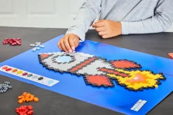 Plus-Plus - Puzzle By Number, Raket 500 stk| Legetøj Til Ferien|Puslespil