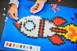 Plus-Plus - Puzzle By Number, Raket 500 stk| Legetøj Til Ferien|Puslespil