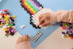 Plus-Plus - Puzzle By Number, Regnbue 500 stk| Puslespil|Bygge- & Træklodser