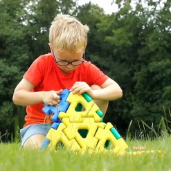 Polydron Large, 80 dele| Byggesæt|Tumlinge Legetøj