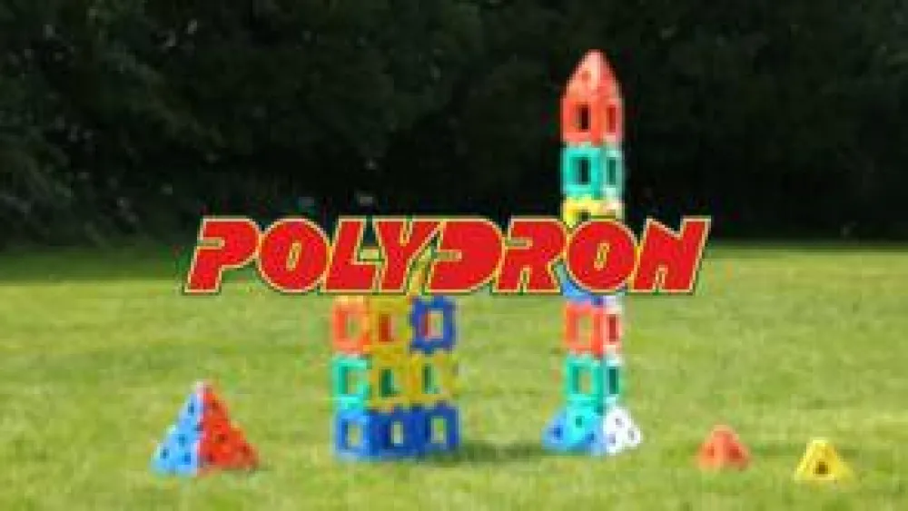 Polydron Large, 80 dele| Byggesæt|Tumlinge Legetøj