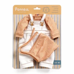 Djeco Pomea dukketøj - Sæt med overalls, Cannelle| Dukker