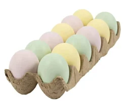 Creativ Company Påskeæg af plast - Pastel, 12 stk| Påske|Kreativ Leg