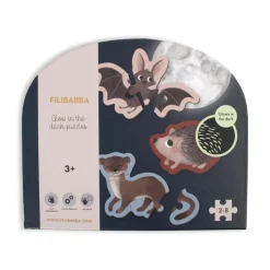 Filibabba Puslespil 7-i-1 - Skovens dyr| Puslespil