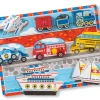 Melissa & Doug Puslespil Jumbo - Køretøjer| Puslespil|Tumlinge Legetøj