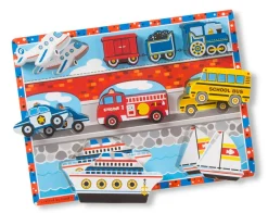 Melissa & Doug Puslespil Jumbo - Køretøjer| Puslespil|Tumlinge Legetøj