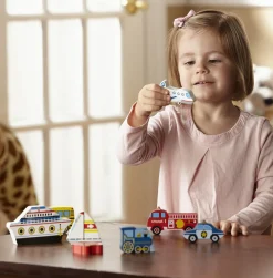 Melissa & Doug Puslespil Jumbo - Køretøjer| Puslespil|Tumlinge Legetøj