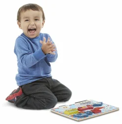 Melissa & Doug Puslespil Jumbo - Køretøjer| Puslespil|Tumlinge Legetøj