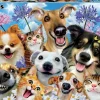 educa Puslespil m. 500 brikker - Selfies, hunde + katte| Puslespil