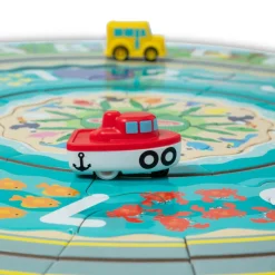 Melissa & Doug Puslespil m. 48 brikker - Ud og se, inkl. fartøjer| Puslespil