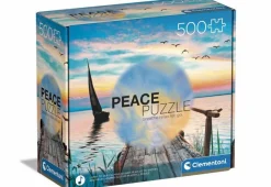 Clementoni Puslespil med 500 brikker - Peaceful Wind| Voksenværk|Puslespil