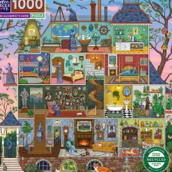 eeBoo Puslespil med 1.000 brikker - The Alchemist's Home| Voksenværk|Puslespil
