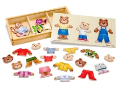 Melissa & Doug Puslespil - Mix & Match Bjørnefamilie| Puslespil