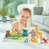 Hape Puslespil- og stabledyr - Dyreriget| Trælegetøj|Sorterings- & Stablelegetøj