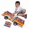 Melissa & Doug Puslespil til gulv - 24 brikker Brandbil| Puslespil