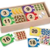 Melissa & Doug Puslespil - Tæl og lær| Montessori|Puslespil