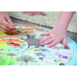 Beleduc Puslespil XXL - De 4 årstider| Sprog & Leg|Skolesjov