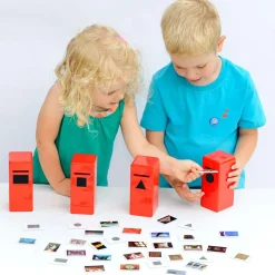 Put formen i postkassen - Læringsspil| Montessori|Sorterings- & Stablelegetøj