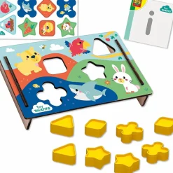 SES Creative Puttebræt med former| Tumlinge Legetøj|Babylegetøj