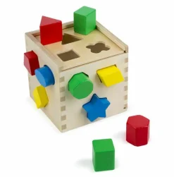 Melissa & Doug Puttekasse med geometriske klodser| Montessori|Tumlinge Legetøj