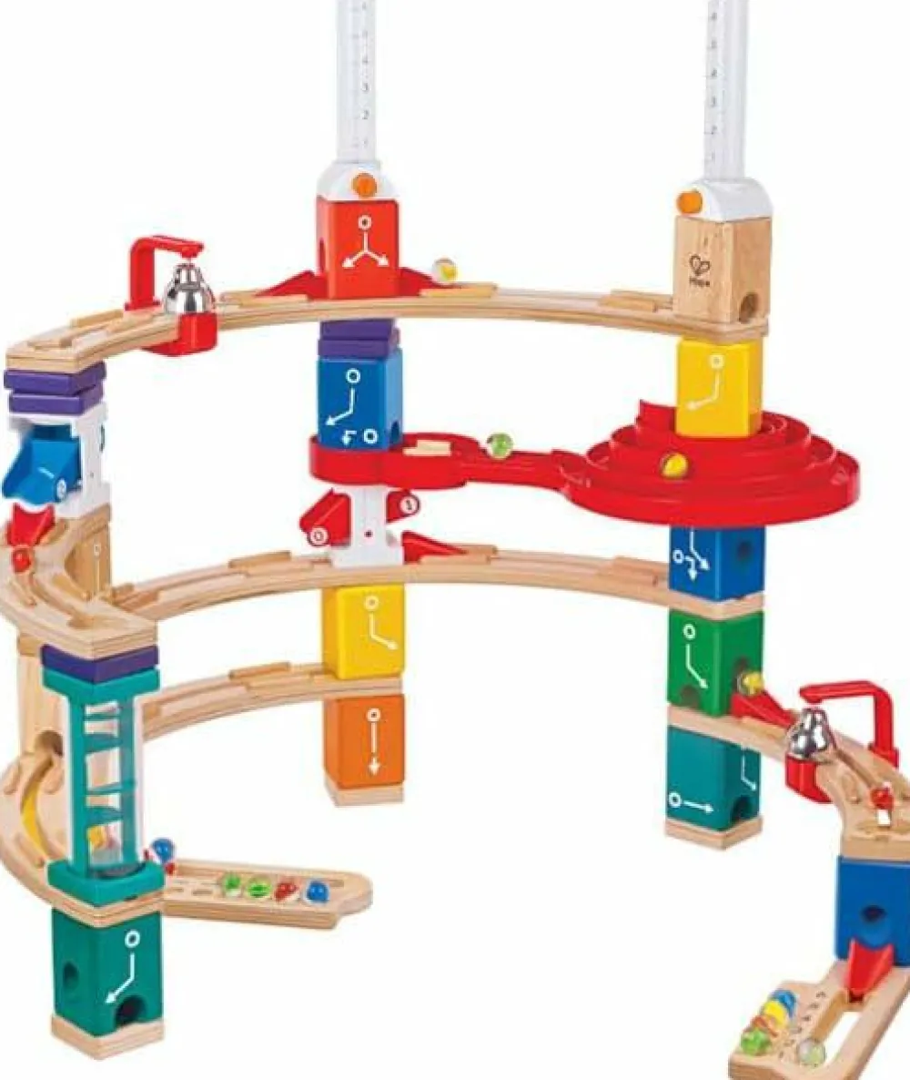 Hape Quadrilla kuglebane - Advanced Coding, 159 dele| Stem Læringslegetøj|Lær At Kode