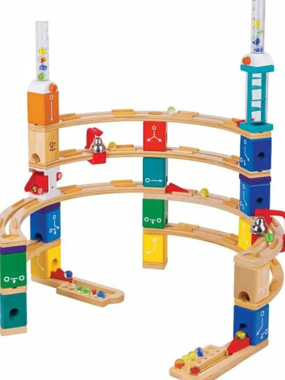 Hape Quadrilla kuglebane - Advanced Coding, 159 dele| Stem Læringslegetøj|Lær At Kode