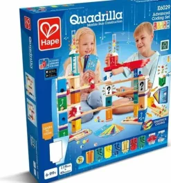 Hape Quadrilla kuglebane - Advanced Coding, 159 dele| Stem Læringslegetøj|Lær At Kode